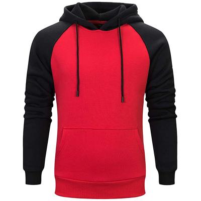 China wholesale plain Anti-wrinkle color block hoodies women long sleeve cotton raglan Hoody oversized raglan hoodie for sale