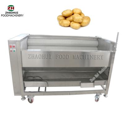 中国 Stainless Steel Root Vegetable Washing Peeling Machine Carrot Potato Peeling 販売のため