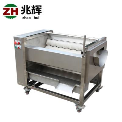 中国 Automatic Industrial Potato ginger lotus root papaya sweet potato washing and peeling machine 販売のため