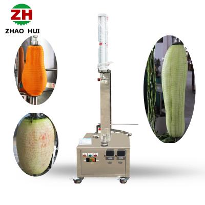 China Lowest Price Big Discount cuaurbit peeling machine/ marrow squash peeler/ wax gourd striping peeler for sale