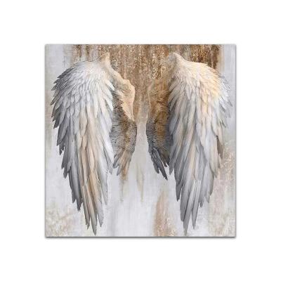 China White Modern Luxury Abstract Canvas Print Angel Wings Picture Wall Art High Resolution Print Painting Poster For Room Decor for sale