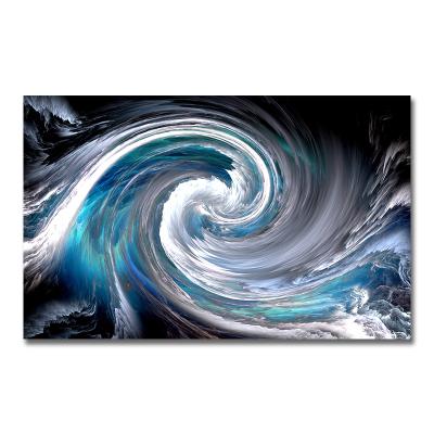 China High Resolution Print Scandinavian Art Canvas Painting Nordic Posters Art Pictures Modern Abstract Ocean Hurricane Wall For Home Decor for sale