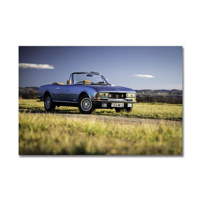 China Waterproof+ECO-Friendly Modern Sports Car Canvas Painting Car Landscape Wall Art Painting For Home Decoration for sale