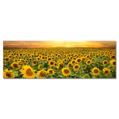 China Waterproof+ECO-Friendly Modern Flowers Landscape Posters And Print Wall Art Canvas Sunflower Pictures For Bed Room Decoration Painting for sale