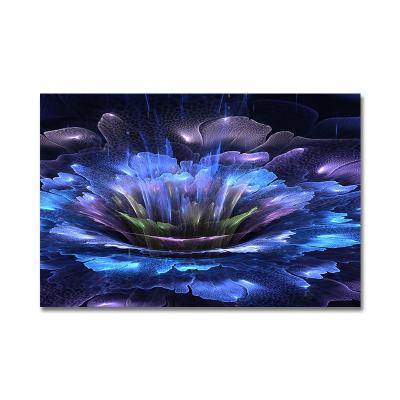 China Waterproof+ECO-Friendly Wholesale HD Abstract Purple Canvas Painting HD Printing Modern Canvas Wall Art Decoration For Living Room for sale