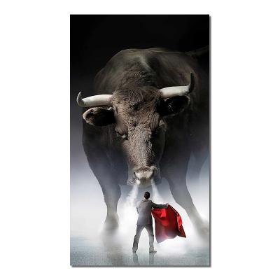 China Waterproof+ECO-Friendly Modern Abstract Matador Canvas Prints And Bull HD Print Posters And Pictures For Living Room Decoration for sale