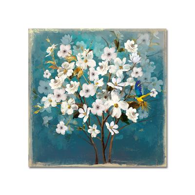 China Waterproof+ECO-Friendly Design 50% Original Handpaint On Canvas Nordic Abstract Flower Oil Painting Wall Art Decoration For Living Room for sale