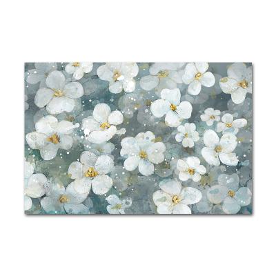 China Waterproof+ECO-Friendly Design 50% Original Handmade Flower Acrylic Handpaint On Canvas Modern Wall Art Decoration For Bedroom for sale