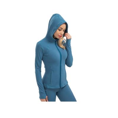 China Breathable High Quality Long Sleeve Women Hoodie Sports Wear Coat for sale