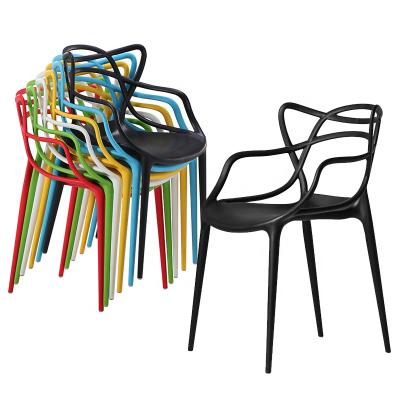 China Plasticas Leisure Cafe Stackable Dining Plastic Chair Chair Cheap Price Modern Dining Room Furniture Dining Room Furniture Restaurant for sale