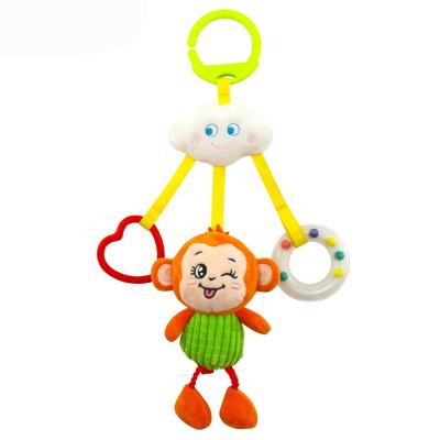 China Baby Bedside Truck Hanging Rattle Crib Toys 0-1 Baby Rattle Comforting Plush Toys for sale