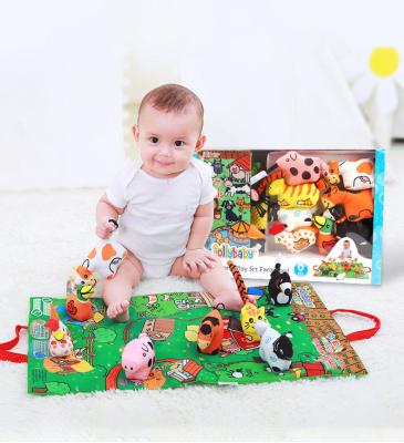 China BB and Jollybaby Farm Tails Healthy Paper Tissue Book Plus Baby Gry Playmat Activity Doll Gift J020A for sale