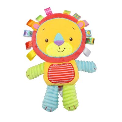 China Comfortable EN71 H018B Lion Style Boy Baby Plush Stuffed Toys for sale