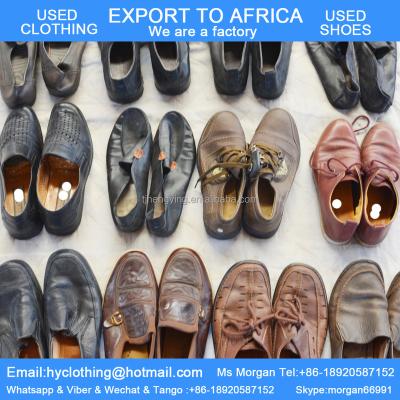 China High Grade Second Hand Shoes Factory Export Used Leather Clean Mens Second Hand Shoes Supply High Quality Directly For Africa for sale