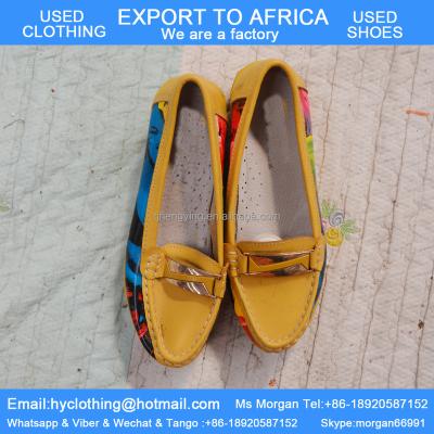 China High Grade Second Hand Shoes Factory Export Good Quality Own Supply Women's Leather Second Hand Shoes Directly For Africa for sale