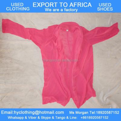 China Ladies Used Clothing Fashion Long Sleeve All Kinds Of Clothing Used For Africa for sale