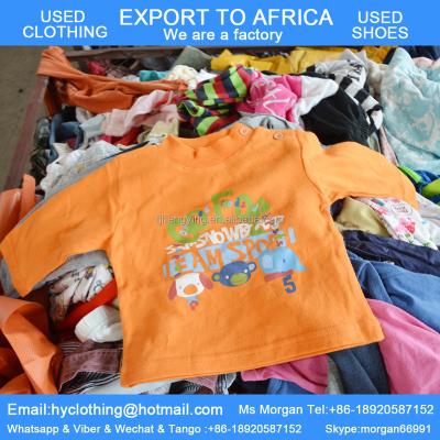 China Used Clothing Mixed Used Kids Clothing / New York Used Clothing for sale