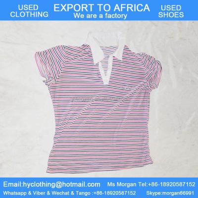 China Large Cotton Stock of High Quality Used Clothing in Bales for Sale for sale