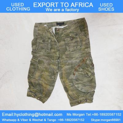 China Other factory supply clean short pants used clothing in the ball for sale