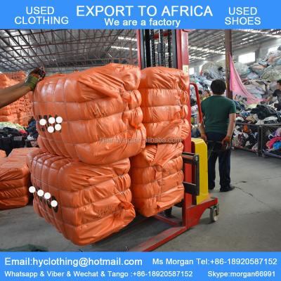 China High Grade Used 2016 Premium Apparel Grade In Baled Used Fabric , Fashion Used Clothes for sale