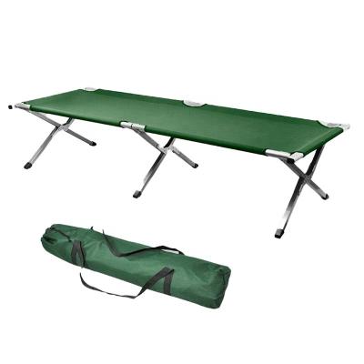 China Wholesale Portable Military Folding Lightweight Camping Bed Sleeping Stretcher Adjustable Folding Camping Bed for sale