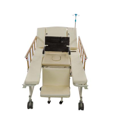 China 5 Function Adjustable Nursing Bed Electric Nursing Bed With Crank Nursing Bed With Toilet Use-Safe for sale