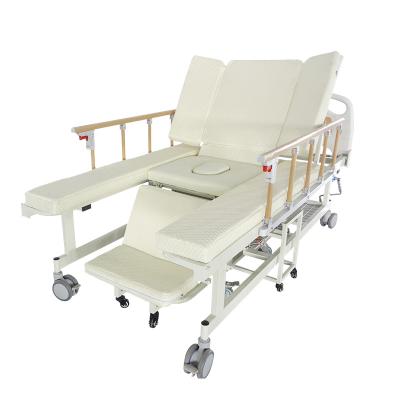 China China Made 5 Function Electric Multifunctional Nursing Bed Backrest Nursing Wooden Bed for sale