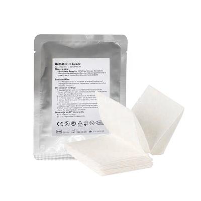 China Stop Bleeding Quickly Hot Selling Easy Organic Cotton Gauze Bandage For Hospital Sterile Use 100% Hemostatic Sterile for sale