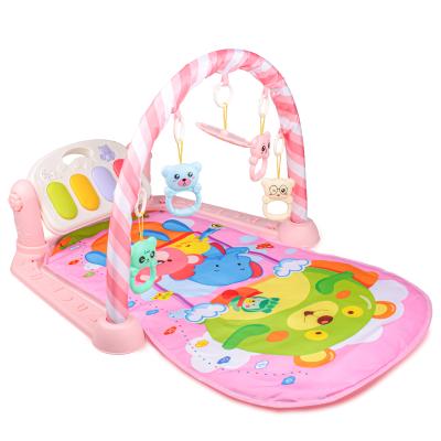 China Gym Mat For Baby Fitness Support Multi Functional Baby Gym Piano Play Sleep Mat With Animal Rattle for sale