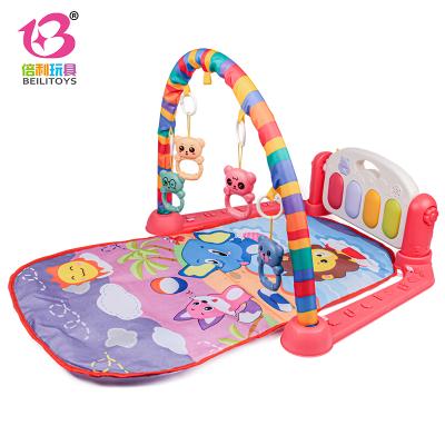 China Gym Mat For Baby Activity Gym Foldable Musical Piano Play Mat Baby Crawling Play Mat For Kids Sleep Toys for sale