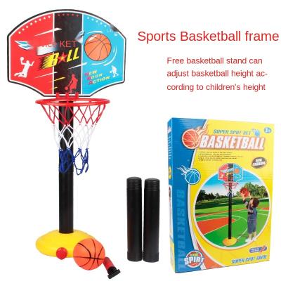 China PE Base Hollow Children's Outdoor Toys Indoor Children's Basketball Hoop Toys for Kids Outdoor and Indoor Play Basketball for sale