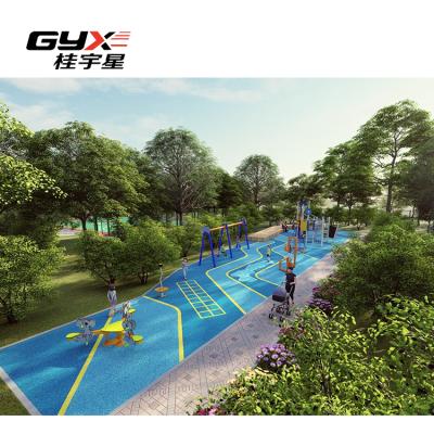 China Galvanized Steel Colored Turntable 3kids Play Outdoor Exercise Equipment For Children With Disabilities for sale