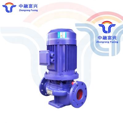 China Propeller Shandong Zhongrong Fuxing Pipeline Vertical Inline Propeller Centrifugal Pump For Water Hot Water Pump for sale