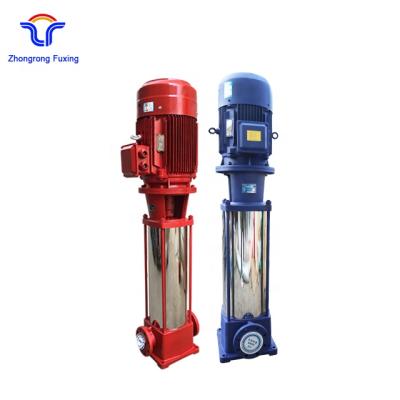 China Other Shandong Zhongrong Fuxing Stainless Steel Vertical Water Pump 200m High Construction Multistage Centrifugal Water Pump Head for sale