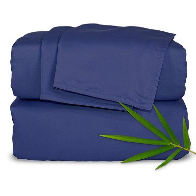 China Anti-pilling Wholesale 100% Organic Bamboo Sheet Set Luxury Bamboo Bedding Sets Silky Bamboo Bed Sheets for sale