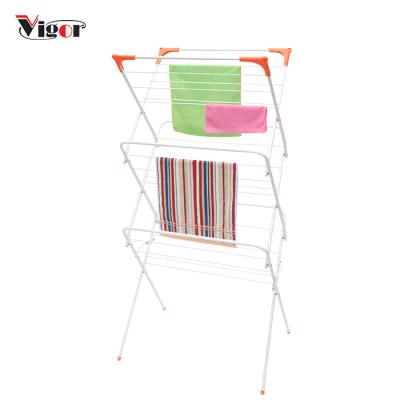 China Modern Moden Fabric Dryer Rack Clothes Drying Foldable Clothes Drying Rack for sale