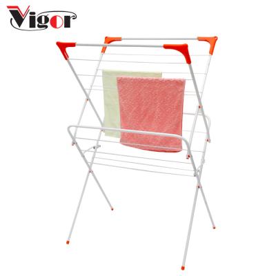 China Modern High Quality Clothes Drying Clothes Hanger Foldable Rack Rack Laundry Indoor Outdoor Cloth for sale