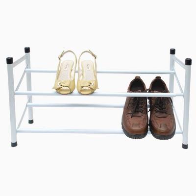 China 2020 Amazing Expandable Expandable Shoe Rack 2 Layer 8 Tires Shoe Rack for sale