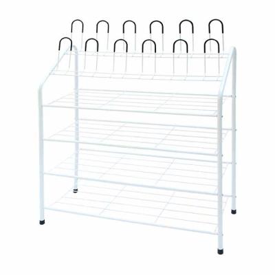 China Bestselling Portable 4-Layer (Other) Shoe Storage Space Saving Rack Adjustable for sale