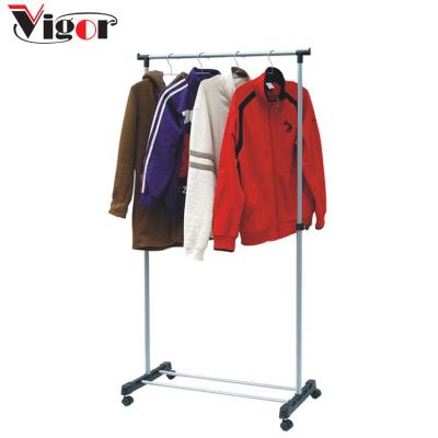 China Modern Indoor Outdoor Telescopic Clothes Hanger Coat Rack Laundry Rack for sale