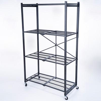 China Storage Shelving Multi-Function Grocery Display Rigid Storage Rack Foldable Shelf Storage Warehouse Rack for sale