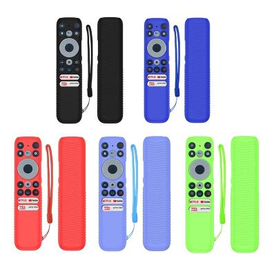 China TCL RC902N FMR1 TV Remote Control Protective Case Slip Silicone Replacement Cover Durable Waterproof Use Anti Shockproof for sale