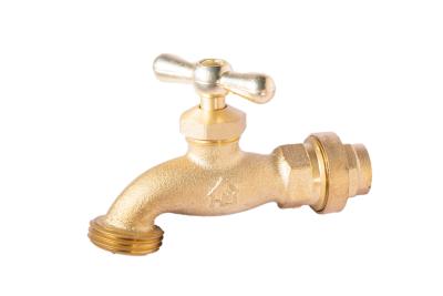 China 3/4 inch NPT Slow Open T Handle Brass Bibcock Valve Bibb Kraan Valves voor de Amerikaanse markt Industrial WOG Te koop