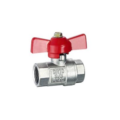 China HPb59-1 Mini Valve Valve de Esfera Virgem Ptfe Seat Valve de Esfera de Latão Com -20C-180C Temperatura de Trabalho à venda