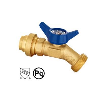 Cina Ventilazione di chiusura in ottone con collegamento rapido SS Hose Bibb Valve Ventilazione di scarico in ottone 1/2