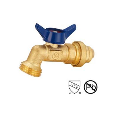 China Brass Ball Valve Quick Connected Stop Valve With Aluminum Handle 1/2