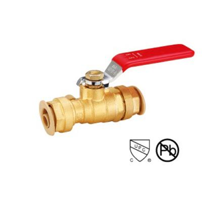 China Casting One Piece Body Brass Stop Valve / Threaded Hose Bib With ANSI B1.20.1 ASME B1.20.7 for sale