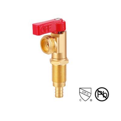 China Brass Ball Hose Bibb Valves For Ice Maker Threaded Valve ANSI Standard for sale