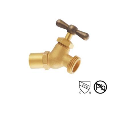 China Male Threaded And Solder Ends Connect Brass Boiler Drain Valve NPT BSP for sale