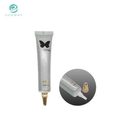 China 15ml Cosmetic Gloss Squeeze Packaging Tube Eye Cream With Needle Nose Applicator for sale